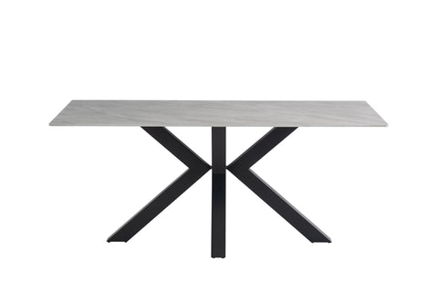 Black stone top dining table discount