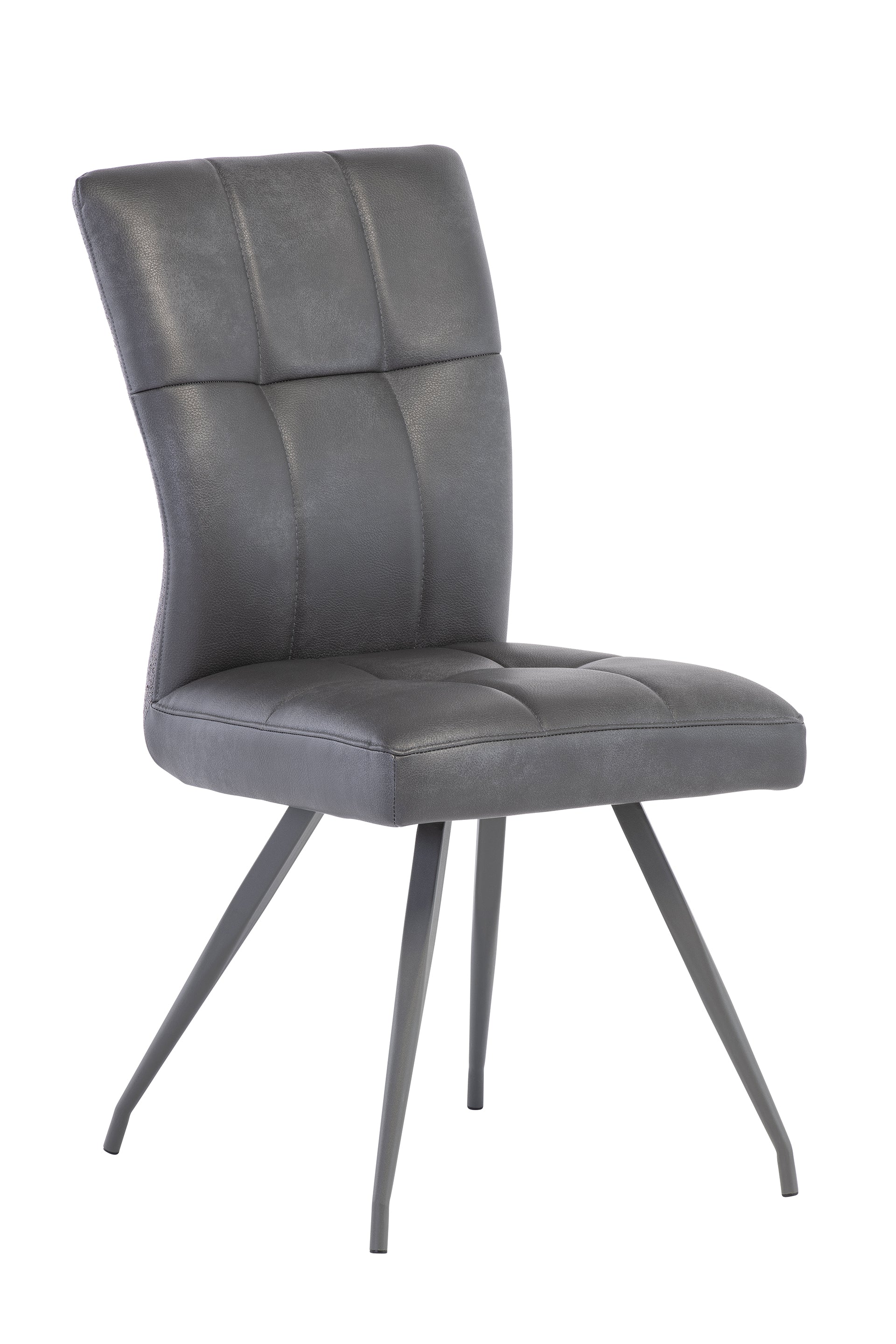 Kabulo Faux Leather Fabric Dining Chair (Pairs)