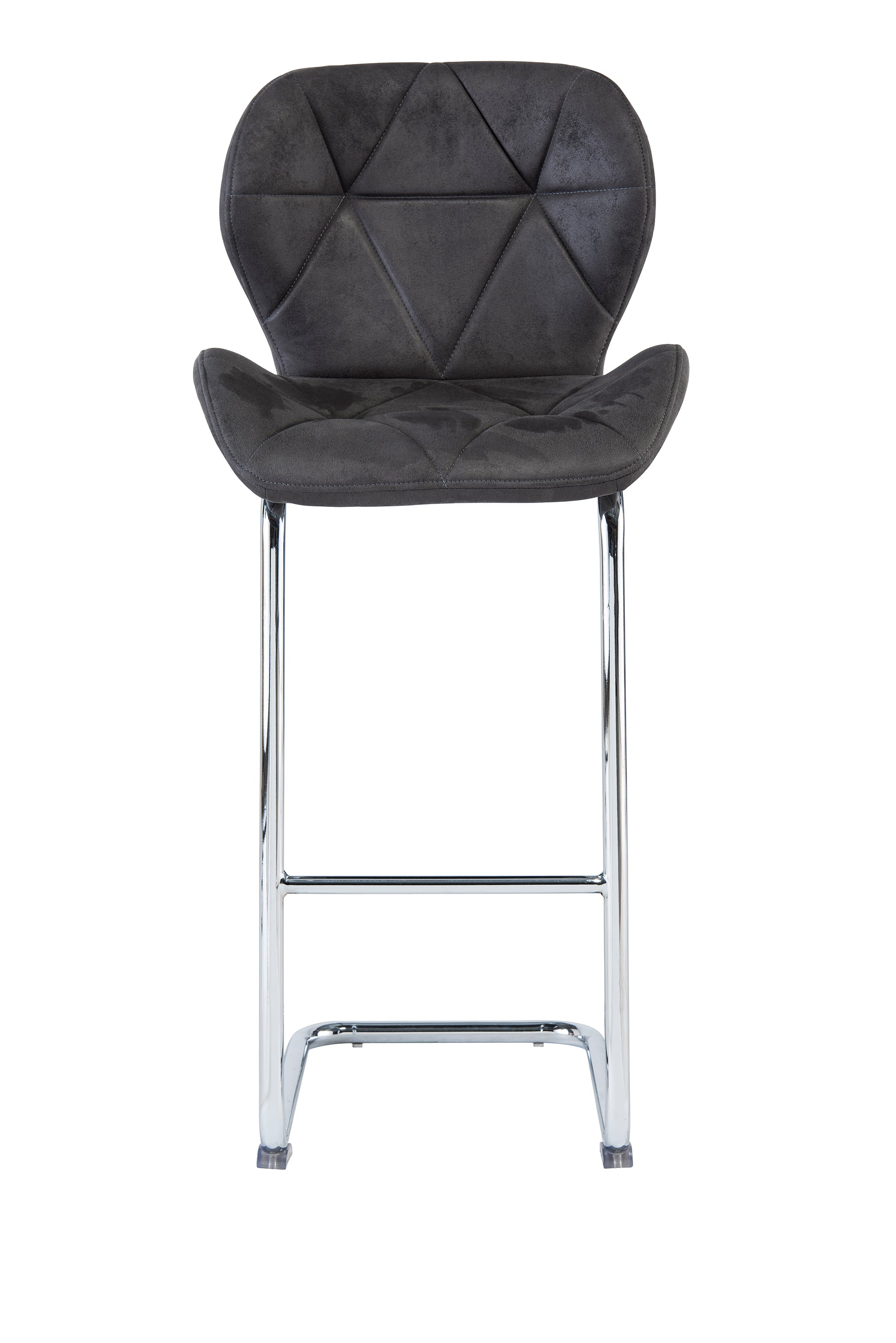 Lancer Grey Fabric Bar Stools (Pairs)