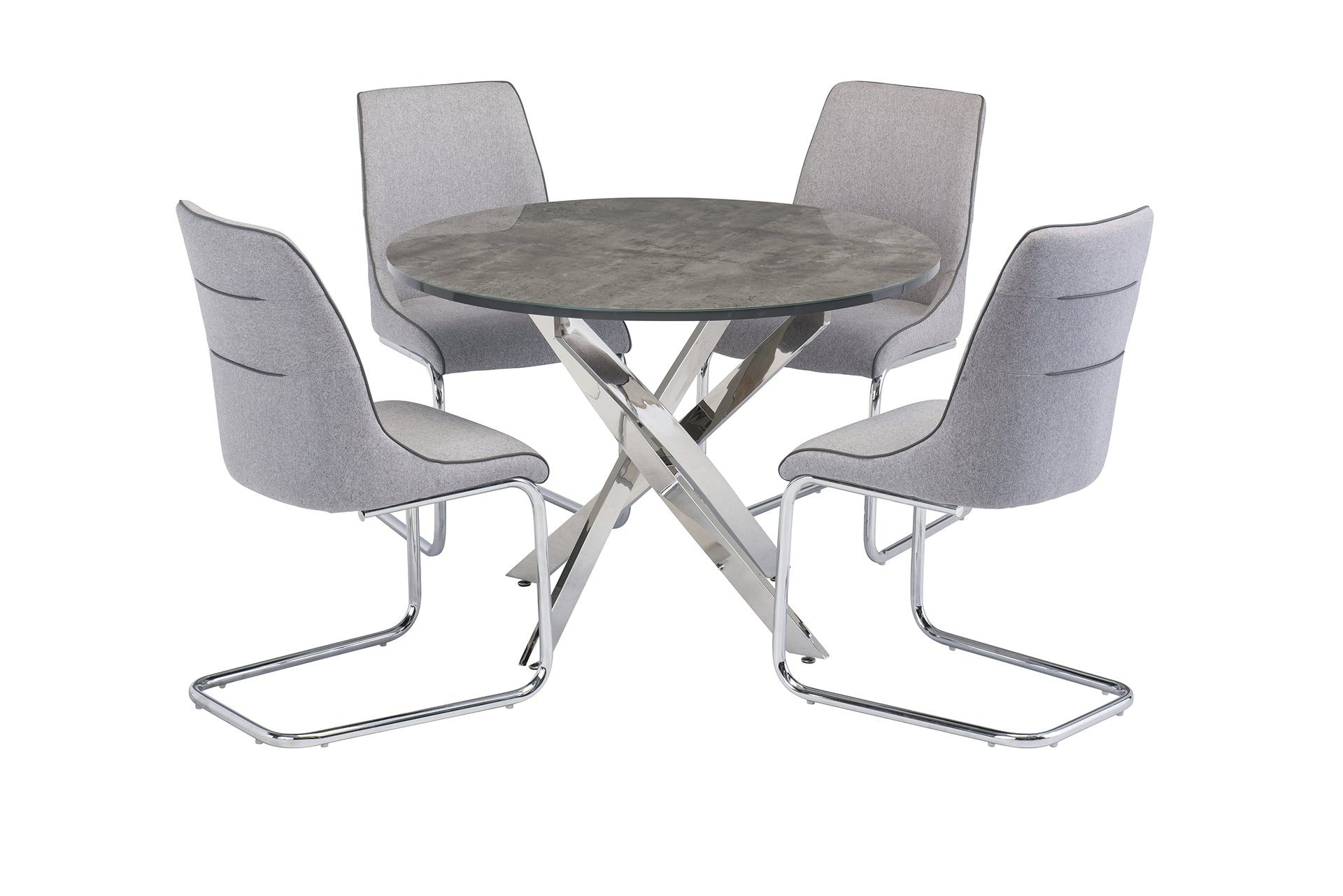 1.07 m round dining table