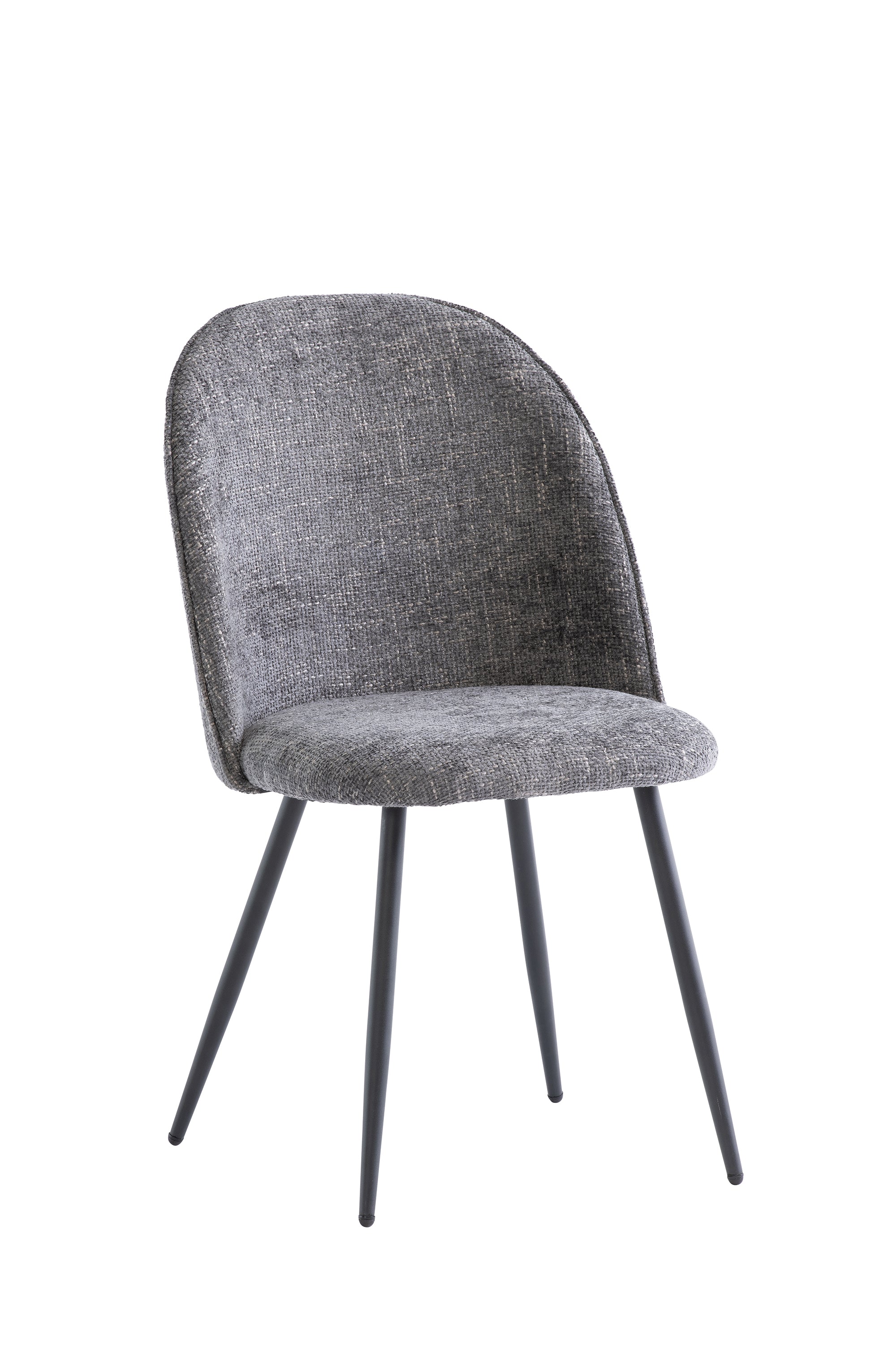 Ramona Textured Fabric Dining Chair (Pairs)