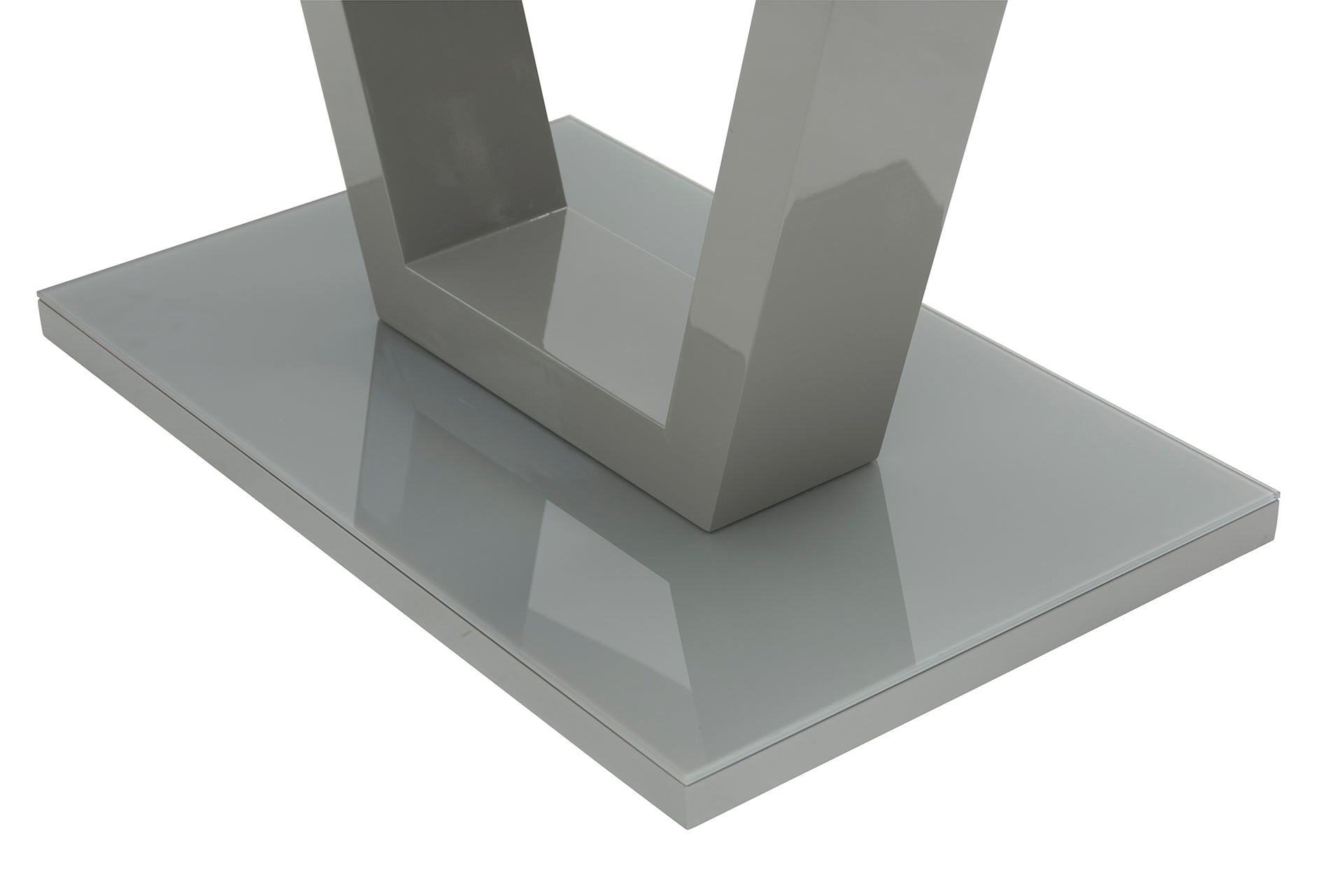 gray dining table